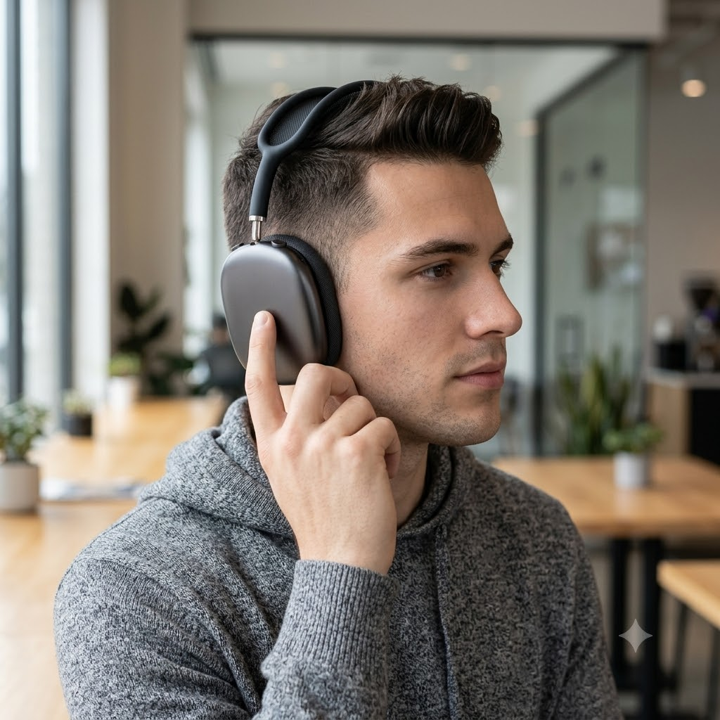 MIFLY Earbuds en modelo hombre